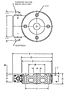 Compression Flat Load Cells - Dimensions